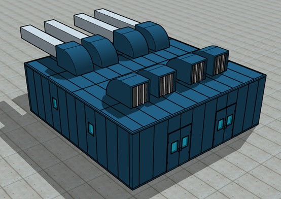 發電機隔聲罩設計項目案例—山鷹紙業股份有限公司